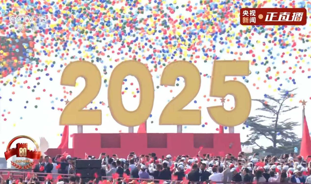 3 September 2025, parade militer China, rilis balon lateks