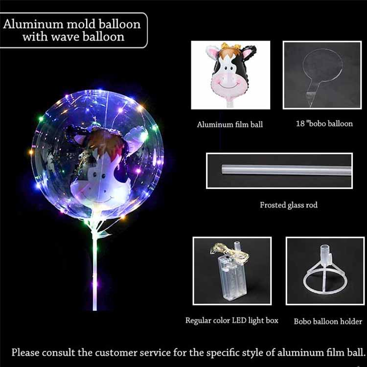 Set balon bobo foil