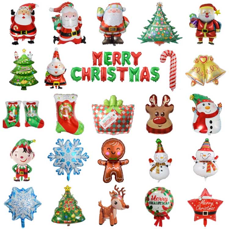 Balon Aluminium Foil Natal