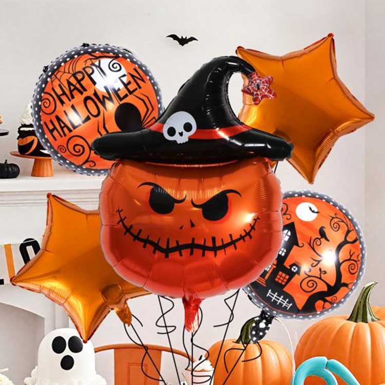 Set Lima Potong Halloween
