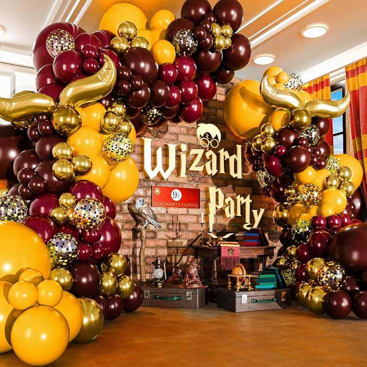 Perlengkapan Karangan Bunga Balon Harry Potter