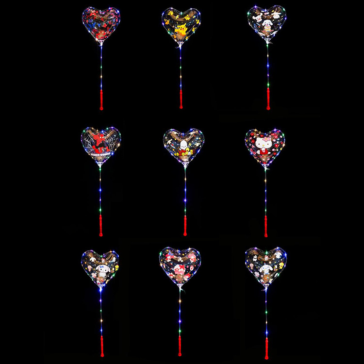 Balon Bobo Cetak Berbentuk Hati