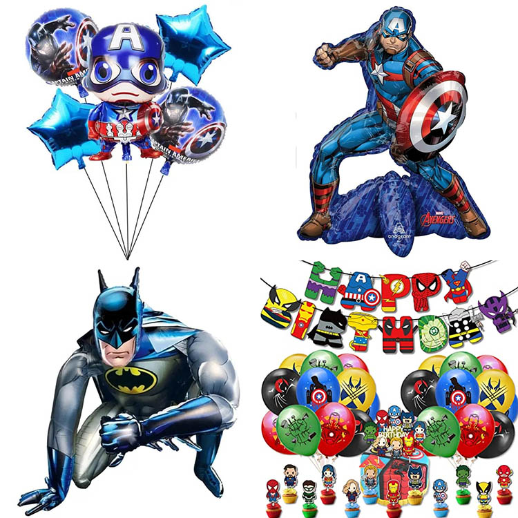 Superhero foil balloons Superhero foil balloons