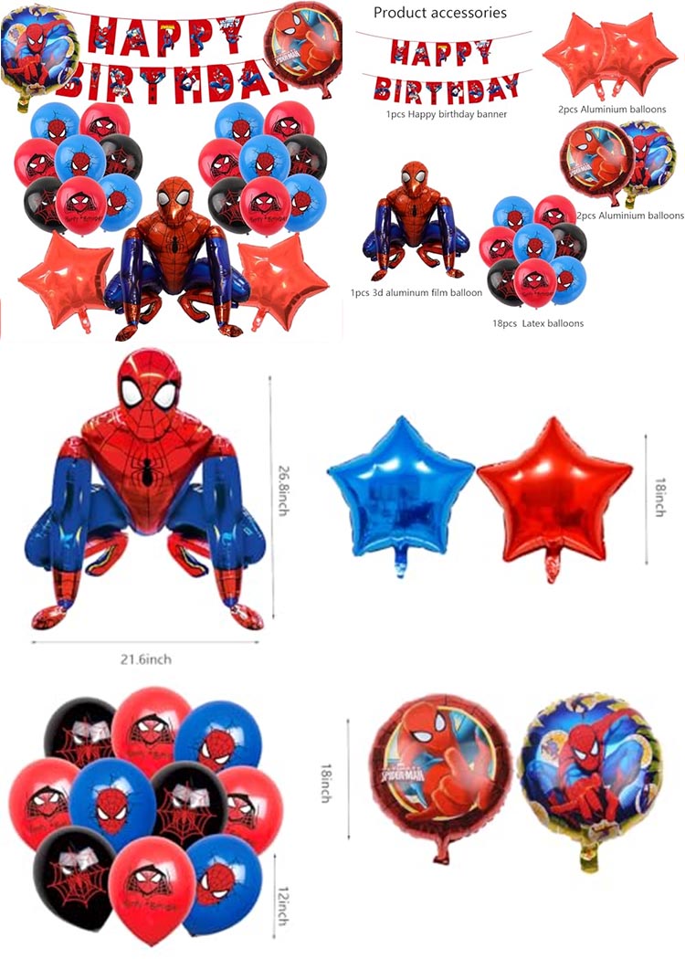 Superhero foil balloons Superhero foil balloons