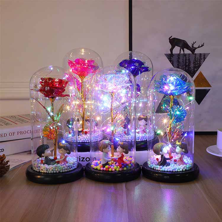 Mawar Kaca LED 24K