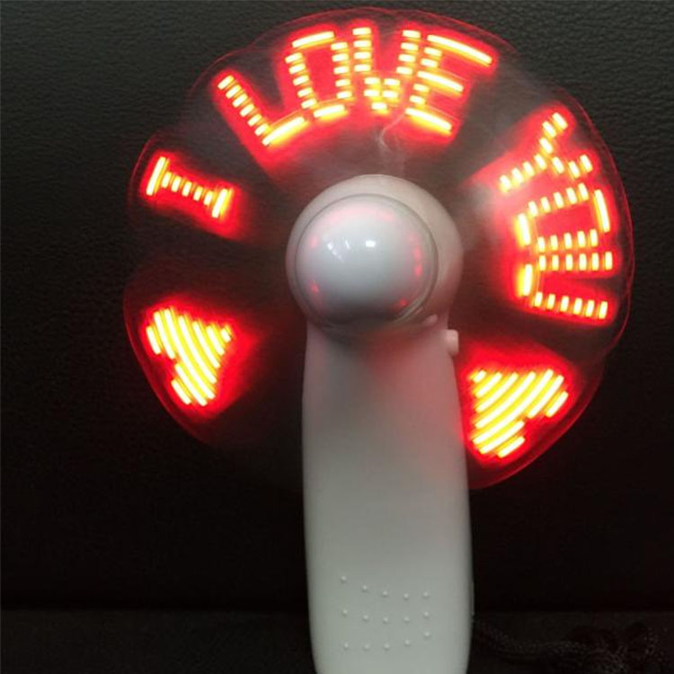 LED DIY Light memancarkan kipas elektrik