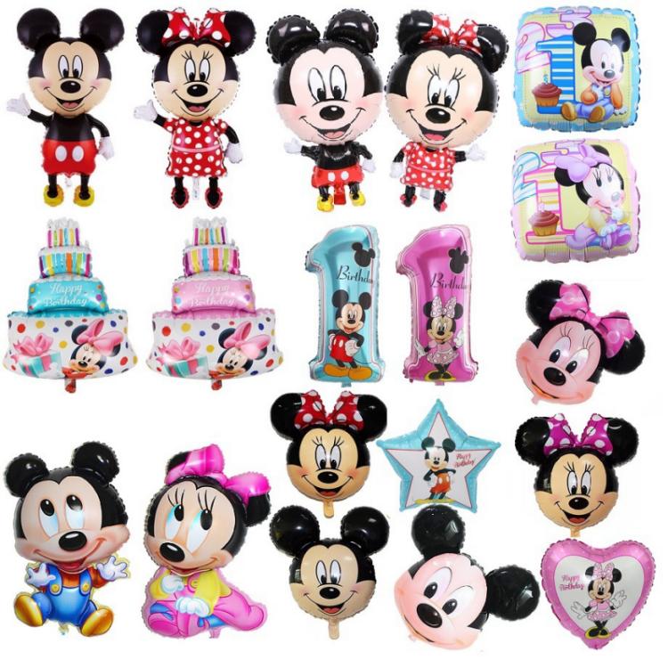 Balon Foil Tema Mickey Minnie
