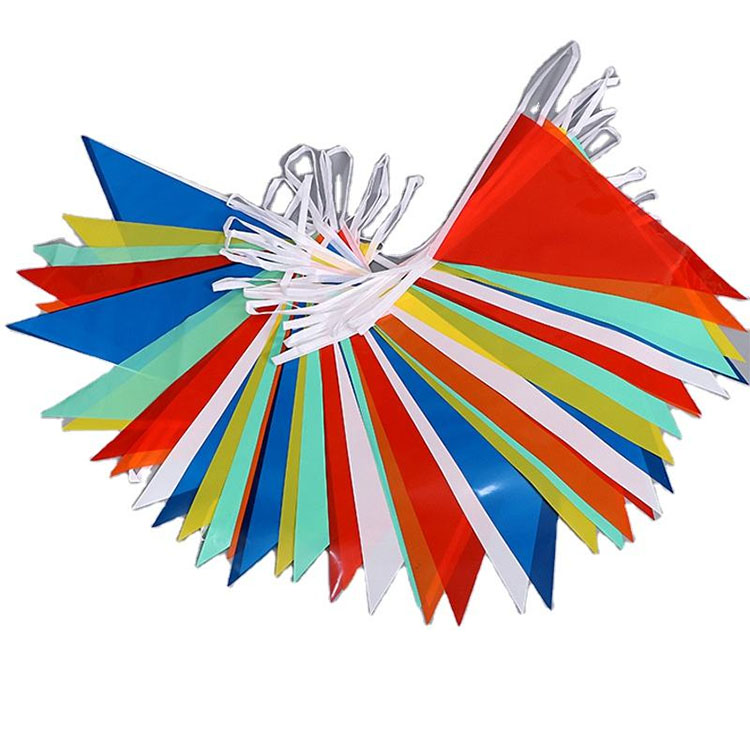 Pe bunting multi -warna
