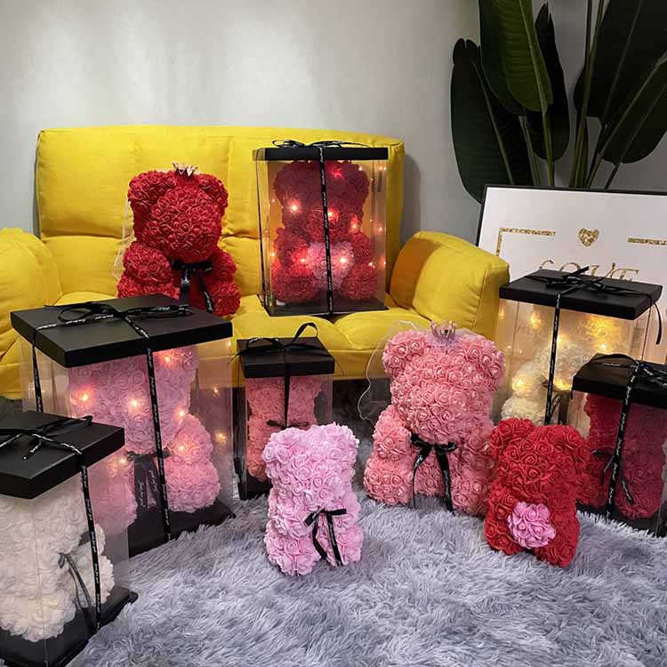 Rose Bear yang Diawetkan