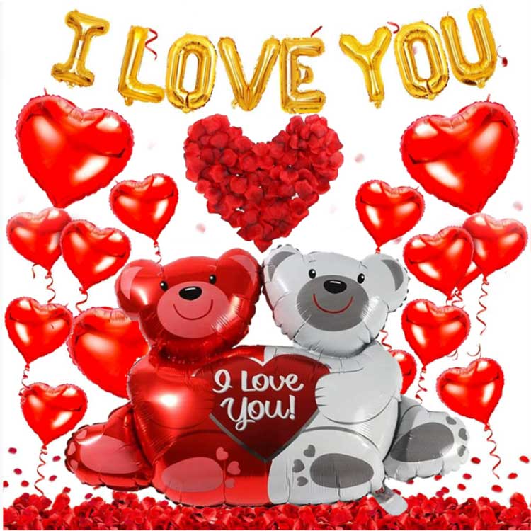 Balon Foil Hari Valentine